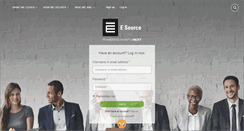 Desktop Screenshot of esource.com